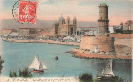 MARSEILLE - LA CATHEDRALE ET LE FORT SAINT JEAN - Non Classés