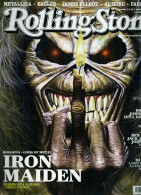 Rolling Stone Magazine Italy 2008 #57 Iron Maiden Metallica Eagles James Ellroy - Non Classés