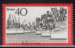 GERMANY(1973) Bremen. MUSTER (specimen) Overprint. Scott No 1110. - Autres & Non Classés