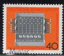 GERMANY(1973) Schickard's Calculator. MUSTER (specimen) Overprint. Scott No 1123. - Altri & Non Classificati