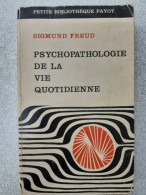 Psychopathologie De La Vie Quotidienne - Andere & Zonder Classificatie