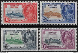 1935 Falkland Silver Jubilee 4v. MNH SG. N. 139/42 - Sonstige & Ohne Zuordnung