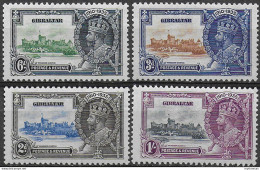 1935 Gibraltar Silver Jubilee 4v. MNH SG N. 114/17 - Sonstige & Ohne Zuordnung