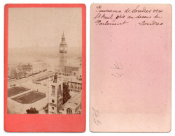 (Photo Carte De Visite) 575, Londres, St Paul Au Dessus Du Parlement - Europe