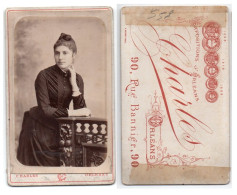 (Photo Carte De Visite) 558, Portrait De Femme, Photo Charles à Orléans - Anonymous Persons