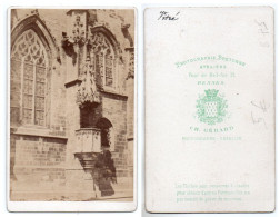 (Photo Carte De Visite) 578, Vitré, Photographie Bretonne Ch Gérrad à Rennes - Europe