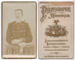 (Photo Carte De Visite) 544, Portrait Militaire, 30e Régiment, Photographie Artistique - Krieg, Militär