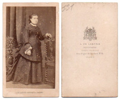 (Photo Carte De Visite) 531, Portrait De Femme, Photo L De Laetre à Gand - Anonymous Persons