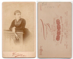 (Photo Carte De Visite) 518, Portrait De Femme, Photo Gustave Le Mans - Anonymous Persons