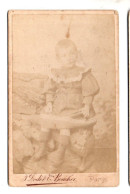 (Photo Carte De Visite) 385,  Portrait Portrait Enfant, Fillette, Photo Dodé Vve Boucher - Anonymous Persons