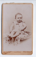 (Photo Carte De Visite) 382,  Portrait Portrait De Bébé, Photo Lauga à Paris - Anonymous Persons