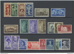 1949 Italia Repubblica, Francobolli Nuovi E Perfetti, Annata Completa 22 Valori, MNH** - Full Years