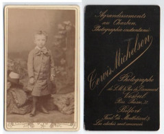 (Photo Carte De Visite) 304, Enfant, Photo Tervis Michelsen à Vesoul - Anonymous Persons