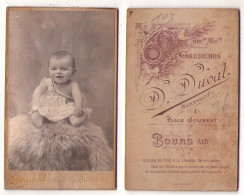 (Photo Carte De Visite) 103, Photo De Bébé Par D Duval à Bourg, état - Personnes Anonymes