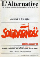 L'Alternative N°7 Novembre-décembre 1980 - Dossier : Pologne Solidarnosc Gdansk Sierpien '80. - Collectif - 1980 - Andere Tijdschriften