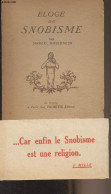 Eloge Du Snobisme - Boulenger Marcel - 1927 - Other & Unclassified