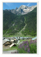 CEILLAC EN QUEYRAS (05) - Vue Générale Avec Pointe De La Saume - Andere & Zonder Classificatie