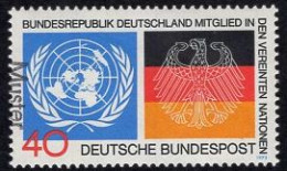 GERMANY(1973) Admission To The UN. MUSTER (specimen) Overprint. Scott No 1126. - Sonstige & Ohne Zuordnung