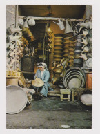 IRAQ Baghdad Traditional Copper Bazar Scene, Vintage View Photo Postcard RPPc AK (53635) - Iraq