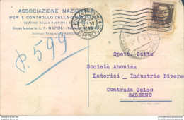 A1185 Cartolina Commerciale Napoli Citta' 1930 - Napoli (Naples)