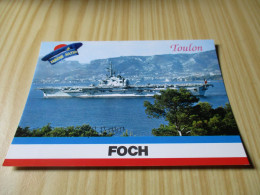 Toulon (83).Porte Avion " Foch ". - Toulon