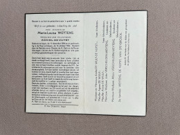 WEYTENS Marie Louisa °ASPER 1884 +ASPER 1955 - DE VUYST - VAN SPEYBROECK - DE WULF - VERSCHELDEN - Décès