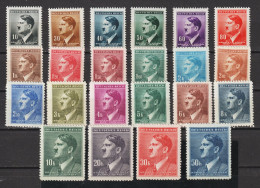 Böhmen & Mähren, B&M MiNr. 89-110 ** Komplett - Unused Stamps