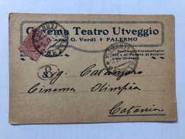 PALERMO CINEMA TEATRO UTVEGGIO 1915 - Palermo