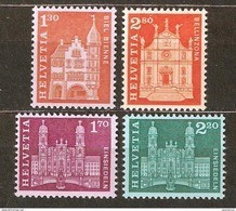 1963 Zu 391-394 / Mi 764-767 / YT 658A-660B Série Complète ** / MNH SBK 24,- Voir Description - Unused Stamps