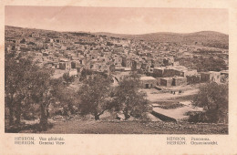 Israel Hebron Vue Générale General View CPA - Israel