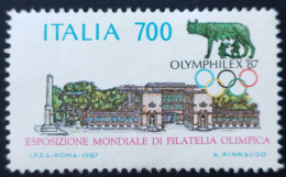 Italia Sello Año 1987 Juegos Olímpicos. - 1981-90: Oblitérés
