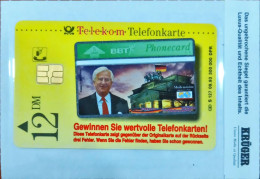 Germany Krüger Telekom  Telefonkarte 12 DM  Chip Phonecard Original Pochette - Collections