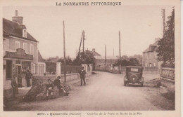 50 - QUINEVILLE - QUARTIER DE LA POSTE ET ROUTE DE LA MER - Autres & Non Classés