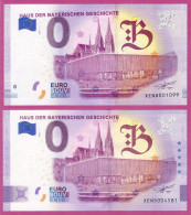 0-Euro XEND 01 2020 HAUS DER BAYERISCHEN GESCHICHTE Set NORMAL+ANNIVERSARY - Privatentwürfe