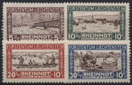 Liechtenstein 1928 Hilfe Für Die Hochwassergeschädigten 78/81 Postfrisch - Ongebruikt