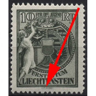 Liechtenstein 1932 116 I Postfrisch Plattenfehler - Nuevos