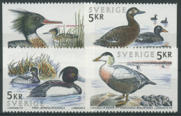 Schweden 1993 Tiere Seevögel Enten 1789/92 Postfrisch - Unused Stamps