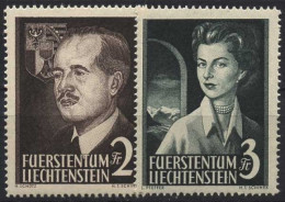 Liechtenstein 1955 Fürstenpaar 332/33 Postfrisch - Neufs