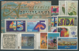 UNO Genf Kompletter Jahrgang 1990 Postfrisch (R14331) - Unused Stamps