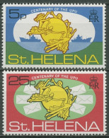 St. Helena 1974 100 Jahre Weltpostverein UPU 270/71 Postfrisch - Sint-Helena