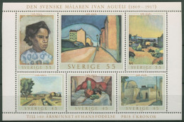 Schweden 1969 Kunst Gemälde Ivan Aguéli Block 1 Postfrisch (C92279) - Blocs-feuillets