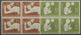 Bund 1956 Jugend 4er-Block 232/33 Postfrisch - Ungebraucht