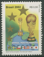 Brasilien 2002 Fußballweltmeister Fußball-WM Japan & Südkorea 3257 Postfrisch - Unused Stamps