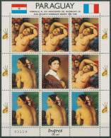 Paraguay 1981 Gemälde Dominique Ingres Kleinbogen 3430/31 K Postfrisch (C95547) - Paraguay