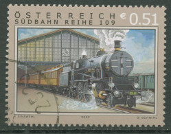 Österreich 2002 Eisenbahnen Schnellzug Wiener Südbahnhof 2394 Gestempelt - Usati