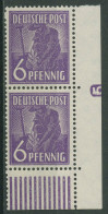 Alliierte Besetzung 1947 II. Kontroll. Druckerzeichen 944 DZ 5 Ecke Postfrisch - Sonstige & Ohne Zuordnung