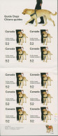 Kanada 2008 Tiere Hunde Blindenhund Markenheftchen MH 352 Postfrisch (C97449) - Full Booklets