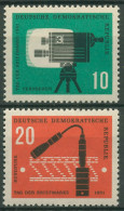 DDR 1961 Tag Der Briefmarke Fernsehkamera Mikrofon 861/62 Postfrisch - Nuevos