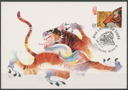 Macau 1998 Chinesisches Neujahr Jahr Des Tigers Maximumkarte 946 MK (X40033) - Maximumkarten