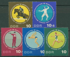 DDR 1965 Sport Moderner Fünfkampf WM 1133/37 Postfrisch - Unused Stamps